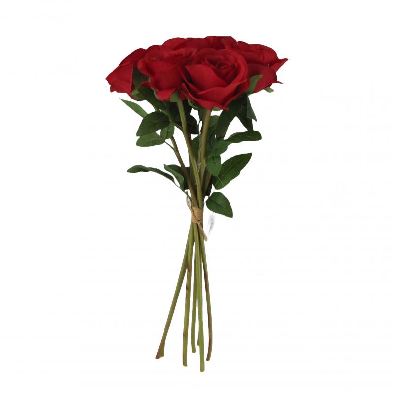 Róże 7szt. 40cm kolor czerwony